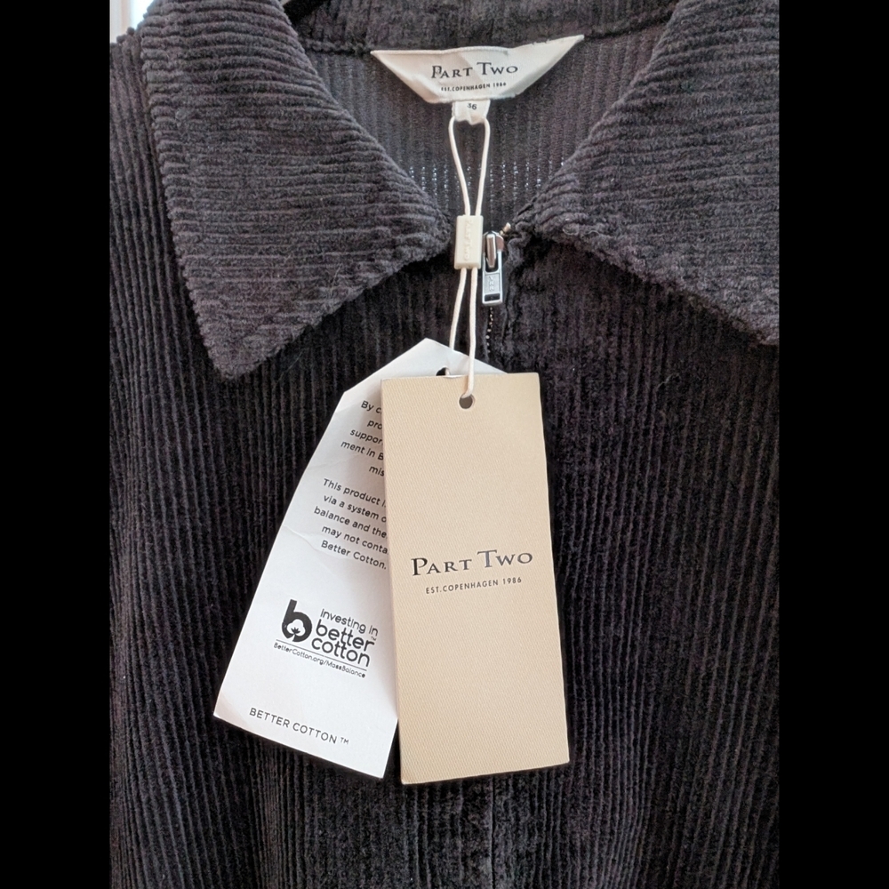 NWT Part Two Corduroy Dress Size 36 - Picture 8 of 10